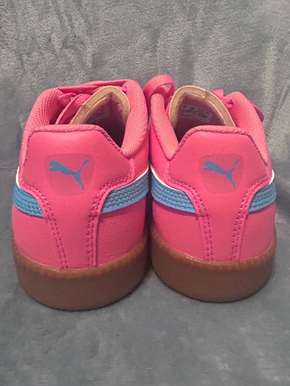 Puma Pink & Turquoise Sneakers - Picture 3 of 7